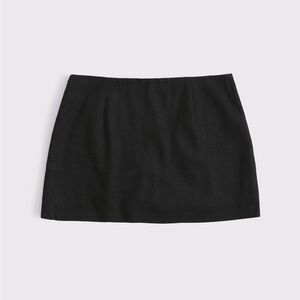 Abercrombie & Fitch Black Scarlett Mini Skort